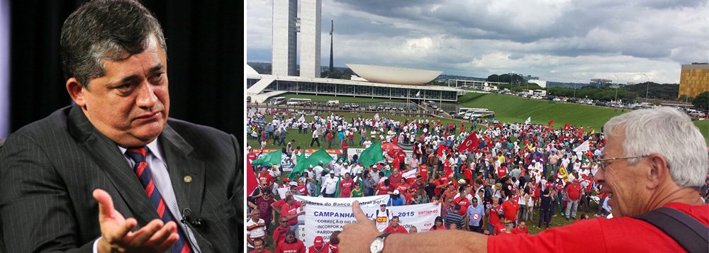 O PL de autoria do deputado Sandro Mabel (PMDB-GO) provoca revolta entre trabalhadores, centrais sindicais e deputados da bancada progressista. A matéria está tramitando na Câmara dos Deputados e deve ser votada hoje (Foto: Renata Paiva) O PL de autoria do deputado Sandro Mabel (PMDB-GO) provoca revolta entre trabalhadores, centrais sindicais e deputados da bancada progressista. A matéria está tramitando na Câmara dos Deputados e deve ser votada hoje