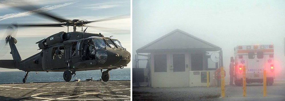 As autoridades militares dos Estados Unidos estão considerando como presumivelmente mortos os 11 membros das Forças Armadas que sofreram um acidente de helicóptero perto de uma base militar no Estado da Flórida; restos humanos foram encontrados em terra perto da base militar da Flórida, depois da queda do helicóptero do Exército durante o exercício noturno, no qual estavam sete fuzileiros navais e quatro soldados participando de uma missão de treinamento; causas do acidente ainda são desconhecidas (Foto: Paulo Emílio) As autoridades militares dos Estados Unidos estão considerando como presumivelmente mortos os 11 membros das Forças Armadas que sofreram um acidente de helicóptero perto de uma base militar no Estado da Flórida; restos humanos foram encontrados em terra perto da base militar da Flórida, depois da queda do helicóptero do Exército durante o exercício noturno, no qual estavam sete fuzileiros navais e quatro soldados participando de uma missão de treinamento; causas do acidente ainda são desconhecidas