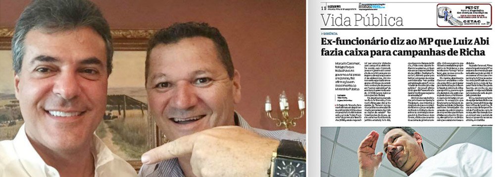 Marcelo Caramori, ex-assessor do governador Beto Richa (PSDB), afirmou em depoimento ao Gaeco que “Abi é o grande caixa financeiro do governador Beto Richa, incumbindo-lhe bancar campanhas políticas e arrecadar dinheiro proveniente dos vários órgãos do Estado”; de acordo com ele, Abi teria poder para indicar ocupantes de cargos comissionados “em pontos estratégicos do Estado”, como “chefes de fiscalização e das polícias” (Foto: Leonardo Lucena) Marcelo Caramori, ex-assessor do governador Beto Richa (PSDB), afirmou em depoimento ao Gaeco que “Abi é o grande caixa financeiro do governador Beto Richa, incumbindo-lhe bancar campanhas políticas e arrecadar dinheiro proveniente dos vários órgãos do Estado”; de acordo com ele, Abi teria poder para indicar ocupantes de cargos comissionados “em pontos estratégicos do Estado”, como “chefes de fiscalização e das polícias”