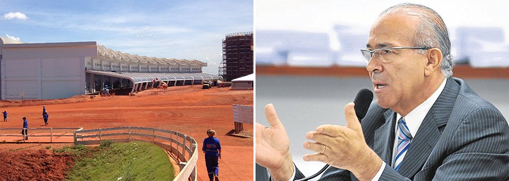 Retomada das obras é determinação da presidenta Dilma Rousseff, que garantiu, durante sua última visita a Goiânia, a conclusão do terminal até novembro deste ano; ampliação prevê investimento de R$ 220 milhões e inclui pátio para estacionamento, pistas de táxi das aeronaves, bem como o estacionamento dos veículos e o sistema viário interno do aeroporto; terminal de passageiros, que já está 88,41% concluído, receberá R$ 246,2 milhões (Foto: Realle Palazzo-Martini) Retomada das obras é determinação da presidenta Dilma Rousseff, que garantiu, durante sua última visita a Goiânia, a conclusão do terminal até novembro deste ano; ampliação prevê investimento de R$ 220 milhões e inclui pátio para estacionamento, pistas de táxi das aeronaves, bem como o estacionamento dos veículos e o sistema viário interno do aeroporto; terminal de passageiros, que já está 88,41% concluído, receberá R$ 246,2 milhões