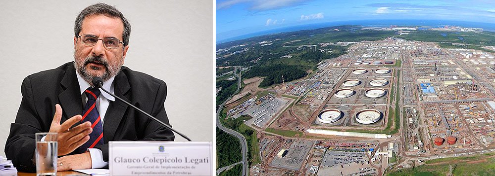 Comissão que apura irregularidades na estatal irá ouvir, na quarta-feira 26, o ex-gerente geral de Implementação de Empreendimentos para a Refinaria Abreu e Lima (Rnest), Glauco Colepicolo Legati; ele respondia pela fiscalização do empreendimento que está sendo implantado em Pernambuco; o Ministério Público Federal no estado (MPF-PE) também solicitou à Justiça Federal que repasse para o Paraná o inquérito policial que investiga os contratos suspeitos referentes à implantação da refinaria (Foto: Paulo Emílio) Comissão que apura irregularidades na estatal irá ouvir, na quarta-feira 26, o ex-gerente geral de Implementação de Empreendimentos para a Refinaria Abreu e Lima (Rnest), Glauco Colepicolo Legati; ele respondia pela fiscalização do empreendimento que está sendo implantado em Pernambuco; o Ministério Público Federal no estado (MPF-PE) também solicitou à Justiça Federal que repasse para o Paraná o inquérito policial que investiga os contratos suspeitos referentes à implantação da refinaria