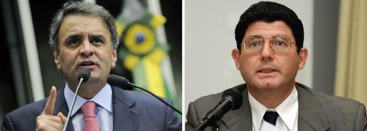 Senador Aécio Neves (PSDB-MG) ironizou, nesta terça (25), a indicação do economista Joaquim Levy para comandar o Ministério da Fazenda no segundo mandato da presidente Dilma Rousseff; ele afirmou que a ida de Levy para a Fazenda seria o mesmo que colocar um agente da norte-americana CIA no comando da soviética KGB; Aécio afirmou que estava pegando emprestada a comparação feita pelo ex-presidente do Banco Central Armínio Fraga (Foto: Valter Lima) Senador Aécio Neves (PSDB-MG) ironizou, nesta terça (25), a indicação do economista Joaquim Levy para comandar o Ministério da Fazenda no segundo mandato da presidente Dilma Rousseff; ele afirmou que a ida de Levy para a Fazenda seria o mesmo que colocar um agente da norte-americana CIA no comando da soviética KGB; Aécio afirmou que estava pegando emprestada a comparação feita pelo ex-presidente do Banco Central Armínio Fraga