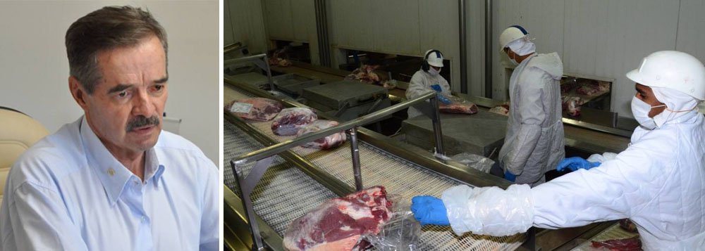 Empresa mineira Plena Alimentos anunciou ao governo do Estado a implantação de uma indústria de processamento de carne no Tocantins; investimento é de cerca de R$ 25 milhões e obras devem começar no próximo ano; a empresa, que já possui um frigorífico em Paraíso do Tocantins; para o secretário de Estado da Agricultura e Pecuária (Seagro), Ruiter Pádua, a empresa já abate 600 animais por dia; "Com a construção da indústria de processamento, pode ser que seja necessário aumentar esse número. Além disso, é no processamento que se gera mais mão de obra", explicou (Foto: Aquiles Lins) Empresa mineira Plena Alimentos anunciou ao governo do Estado a implantação de uma indústria de processamento de carne no Tocantins; investimento é de cerca de R$ 25 milhões e obras devem começar no próximo ano; a empresa, que já possui um frigorífico em Paraíso do Tocantins; para o secretário de Estado da Agricultura e Pecuária (Seagro), Ruiter Pádua, a empresa já abate 600 animais por dia; "Com a construção da indústria de processamento, pode ser que seja necessário aumentar esse número. Além disso, é no processamento que se gera mais mão de obra", explicou
