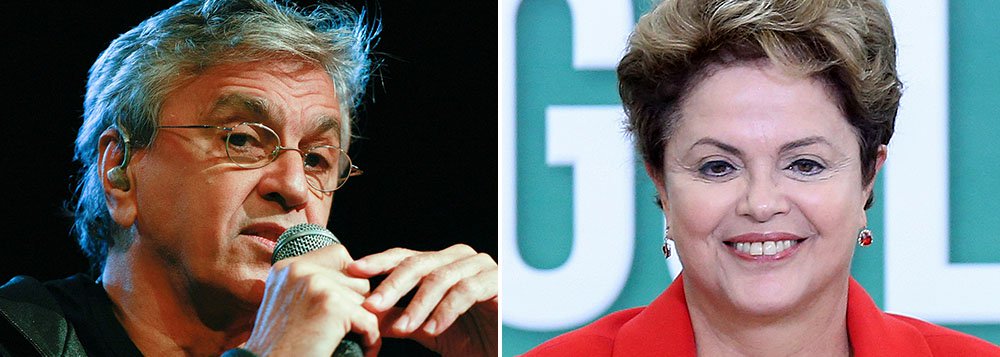 Um dos maiores entusiastas da campanha de Marina Silva à Presidência no primeiro turno das eleições, o cantor Caetano Veloso agora declara voto na presidente Dilma Rousseff: “Acho Aécio bom candidato e gosto dele. Mas prefiro Dilma agora”; presidente também conquistou o apoio de outros ícones da MPB: Gilberto Gil e Chico Buarque (Foto: Roberta Namour) Um dos maiores entusiastas da campanha de Marina Silva à Presidência no primeiro turno das eleições, o cantor Caetano Veloso agora declara voto na presidente Dilma Rousseff: “Acho Aécio bom candidato e gosto dele. Mas prefiro Dilma agora”; presidente também conquistou o apoio de outros ícones da MPB: Gilberto Gil e Chico Buarque