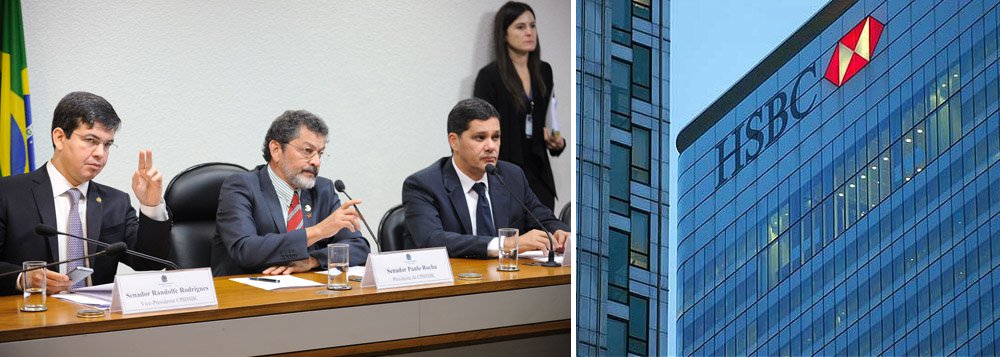 Comissão parlamentar de inquérito examinará uma lista de 8.667 brasileiros que mantêm ou já tiveram conta no banco HSBC da Suíça, alvo de um vazamento que ficou conhecido em todo o mundo como Swissleaks; foi eleito presidente o senador Paulo Rocha (PT-PA) e vice-presidente, o senador Randolfe Rodrigues (PSOL-AP), que propôs a criação da CPI; o relator será Ricardo Ferraço (PMDB-ES) (Foto: Gisele Federicce) Comissão parlamentar de inquérito examinará uma lista de 8.667 brasileiros que mantêm ou já tiveram conta no banco HSBC da Suíça, alvo de um vazamento que ficou conhecido em todo o mundo como Swissleaks; foi eleito presidente o senador Paulo Rocha (PT-PA) e vice-presidente, o senador Randolfe Rodrigues (PSOL-AP), que propôs a criação da CPI; o relator será Ricardo Ferraço (PMDB-ES)
