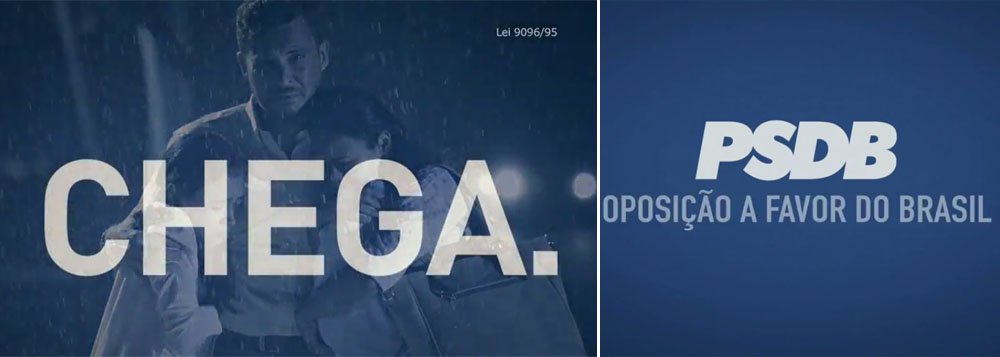 Propaganda nacional tucana não cita impeachment, corrupção, Petrobras ou Operação Lava Jato; na pílula de 30 segundos que vai ao ar a partir das 19h30 em todo o país neste domingo (10), sigla oposicionista conclama eleitor a dar um "chega" na política econômica “que penaliza os brasileiros com aumento de impostos, juros mais altos, tarifaço na conta de luz e alta da gasolina justamente no momento em que as famílias enfrentam os prejuízos da crise” (Foto: Realle Palazzo-Martini) Propaganda nacional tucana não cita impeachment, corrupção, Petrobras ou Operação Lava Jato; na pílula de 30 segundos que vai ao ar a partir das 19h30 em todo o país neste domingo (10), sigla oposicionista conclama eleitor a dar um "chega" na política econômica “que penaliza os brasileiros com aumento de impostos, juros mais altos, tarifaço na conta de luz e alta da gasolina justamente no momento em que as famílias enfrentam os prejuízos da crise”