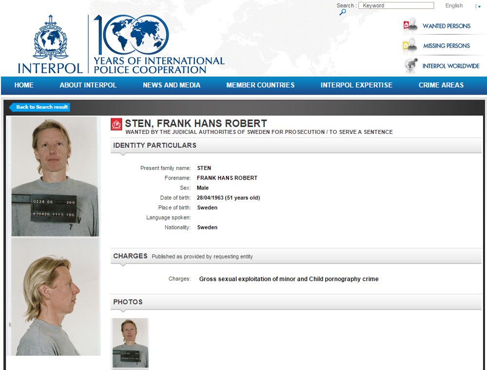 Foi preso em Minas Gerais o sueco Frank Hans, procurado pela Interpol; segundo jornais locais da Suécia, além de ter sido condenado pelo crime contra de estupro contra uma menina de seis anos, Frank Hans distribuía material pornográfico de outras crianças; com ele foram encontrados mais de 2 mil fotos de menores e quatro filmes; a vítima do sueco era filha de uma companheira dele com quem se relacionou por cinco anos
(Foto: Leonardo Lucena) Foi preso em Minas Gerais o sueco Frank Hans, procurado pela Interpol; segundo jornais locais da Suécia, além de ter sido condenado pelo crime contra de estupro contra uma menina de seis anos, Frank Hans distribuía material pornográfico de outras crianças; com ele foram encontrados mais de 2 mil fotos de menores e quatro filmes; a vítima do sueco era filha de uma companheira dele com quem se relacionou por cinco anos