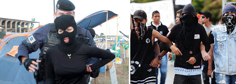 A Polícia Militar (PM) informou que vai revistar sãs bolsas de manifestantes em Brasília; de acordo com orientações da corporação, não serão permitidos garrafas ou objetos de vidro, fogos de artifício, suportes de qualquer tipo de material para bandeiras; as máscaras serão recolhidas; governo federal montou esquema de prontidão neste fim de semana para evitar que as manifestações terminem em violência (Foto: Leonardo Lucena) A Polícia Militar (PM) informou que vai revistar sãs bolsas de manifestantes em Brasília; de acordo com orientações da corporação, não serão permitidos garrafas ou objetos de vidro, fogos de artifício, suportes de qualquer tipo de material para bandeiras; as máscaras serão recolhidas; governo federal montou esquema de prontidão neste fim de semana para evitar que as manifestações terminem em violência
