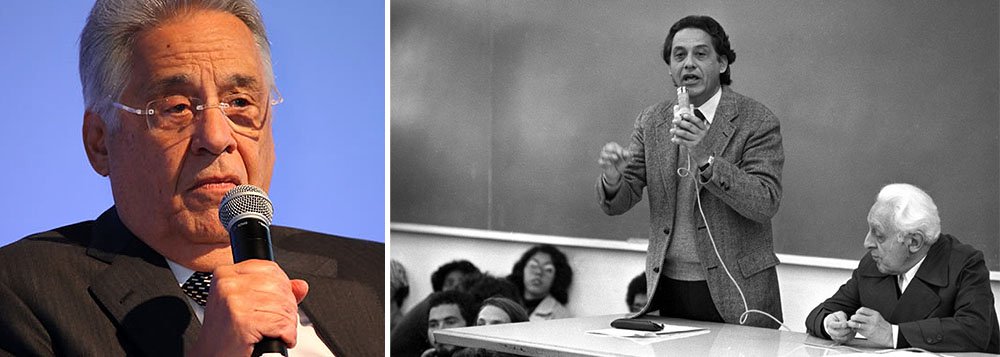 "Todo mundo reclama de salário e acha que seu salário é baixo", disse o ex-presidente, ao participar de um seminário na USP; "O meu é razoável"; aposentado em 1968, aos 37 anos, como professor catedrático da USP, FHC recebe R$ 22,1 mil mensais, valor acima do teto permitido por lei; quando foi presidente, uma de seus declarações mais polêmicas foi a respeito dos aposentados, a quem chamou de "vagabundos"; "comparado com o que se ganha no setor privado, aí significa muito, porque a aposentadoria do INSS é muito baixa", disse ele (Foto: Leonardo Attuch) "Todo mundo reclama de salário e acha que seu salário é baixo", disse o ex-presidente, ao participar de um seminário na USP; "O meu é razoável"; aposentado em 1968, aos 37 anos, como professor catedrático da USP, FHC recebe R$ 22,1 mil mensais, valor acima do teto permitido por lei; quando foi presidente, uma de seus declarações mais polêmicas foi a respeito dos aposentados, a quem chamou de "vagabundos"; "comparado com o que se ganha no setor privado, aí significa muito, porque a aposentadoria do INSS é muito baixa", disse ele