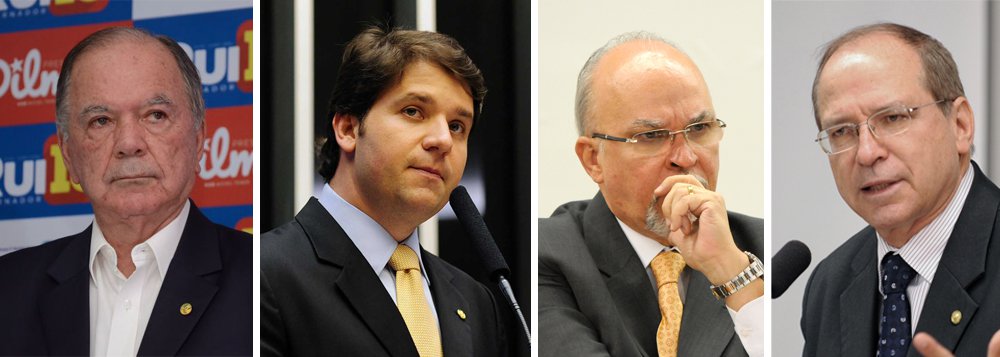 A Procuradoria Geral da República nesta nesta noite documento encaminhado ao Supremo Tribunal Federal com os nomes dos 54 políticos denunciados por participação no esquema de corrupção em contratos de empreiteiras com a Petrobras, cuja investigação se dá em decorrência da Operação Lava Jato; quatro baianos integram a lista: o ex-deputado e atual vice-governador, João Leão; o ex-deputado federal Luiz Argôlo; o ex-deputado federal e atual conselheiro do Tribunal de Contas dos Municípios (TCM) Mário Negromonte e o deputado federal Roberto Britto; veja lista completa (Foto: Romulo Faro) A Procuradoria Geral da República nesta nesta noite documento encaminhado ao Supremo Tribunal Federal com os nomes dos 54 políticos denunciados por participação no esquema de corrupção em contratos de empreiteiras com a Petrobras, cuja investigação se dá em decorrência da Operação Lava Jato; quatro baianos integram a lista: o ex-deputado e atual vice-governador, João Leão; o ex-deputado federal Luiz Argôlo; o ex-deputado federal e atual conselheiro do Tribunal de Contas dos Municípios (TCM) Mário Negromonte e o deputado federal Roberto Britto; veja lista completa