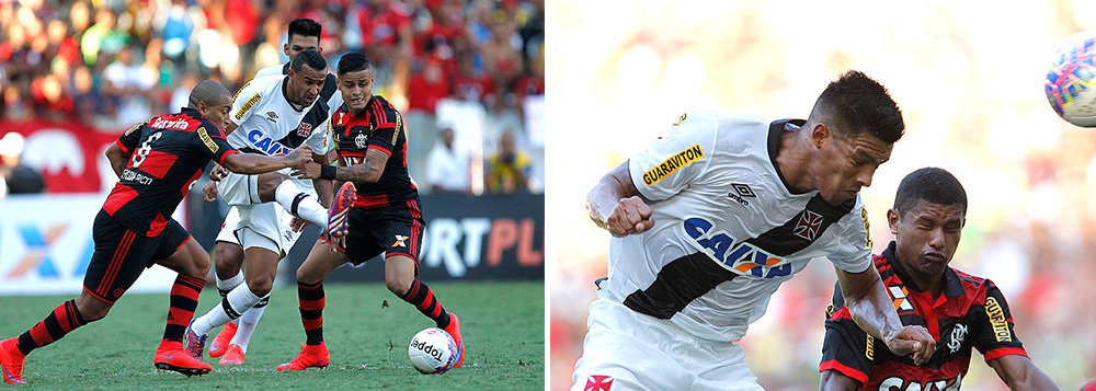 No primeiro dos clássicos entre Vasco e Flamengo, que irá decidir um dos finalistas para a final do Campeonato Carioca, o gol ficou faltando; no lugar de bom futebol, as equipes protagonizaram duelo com muitas faltas ríspidas e nada menos que onze cartões amarelos. (Foto: Luis Mauro Queiroz) No primeiro dos clássicos entre Vasco e Flamengo, que irá decidir um dos finalistas para a final do Campeonato Carioca, o gol ficou faltando; no lugar de bom futebol, as equipes protagonizaram duelo com muitas faltas ríspidas e nada menos que onze cartões amarelos.