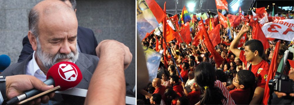 Em carta, dirigentes do PT do Rio Grande do Sul e de Santa Catarina destacam parte do estatuto da sigla que prevê a suspensão dos direitos partidários de indiciados até que as suspeitas sejam esclarecidas, como o tesoureiro nacional da legenda, João Vaccari Neto (Foto: Roberta Namour) Em carta, dirigentes do PT do Rio Grande do Sul e de Santa Catarina destacam parte do estatuto da sigla que prevê a suspensão dos direitos partidários de indiciados até que as suspeitas sejam esclarecidas, como o tesoureiro nacional da legenda, João Vaccari Neto