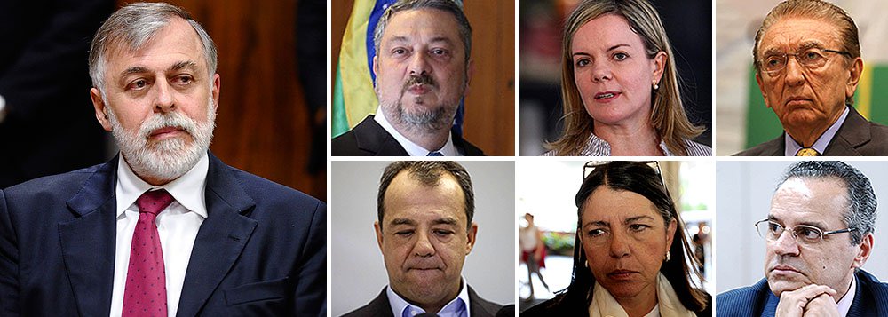 Delação premiada de Paulo Roberto Costa, ex-diretor de Abastecimento da Petrobras, relaciona 28 políticos que, supostamente, teriam sido beneficiados pelo esquema de desvio de recursos da estatal; na lista, estão figurões da política, como o ex-ministro da Casa Civil Antonio Palocci, sua sucessora Gleisi Hoffmann, o ainda ministro Edison Lobão e vários outros personagens de peso como os ex-governadores do Rio e do Maranhão, Sergio Cabral e Roseana Sarney, além do presidente da Câmara dos Deputados, Henrique Alves, que ontem se despediu do parlamento e está (ou estava) cotado para o Ministério da Previdência Social (Foto: Leonardo Attuch) Delação premiada de Paulo Roberto Costa, ex-diretor de Abastecimento da Petrobras, relaciona 28 políticos que, supostamente, teriam sido beneficiados pelo esquema de desvio de recursos da estatal; na lista, estão figurões da política, como o ex-ministro da Casa Civil Antonio Palocci, sua sucessora Gleisi Hoffmann, o ainda ministro Edison Lobão e vários outros personagens de peso como os ex-governadores do Rio e do Maranhão, Sergio Cabral e Roseana Sarney, além do presidente da Câmara dos Deputados, Henrique Alves, que ontem se despediu do parlamento e está (ou estava) cotado para o Ministério da Previdência Social