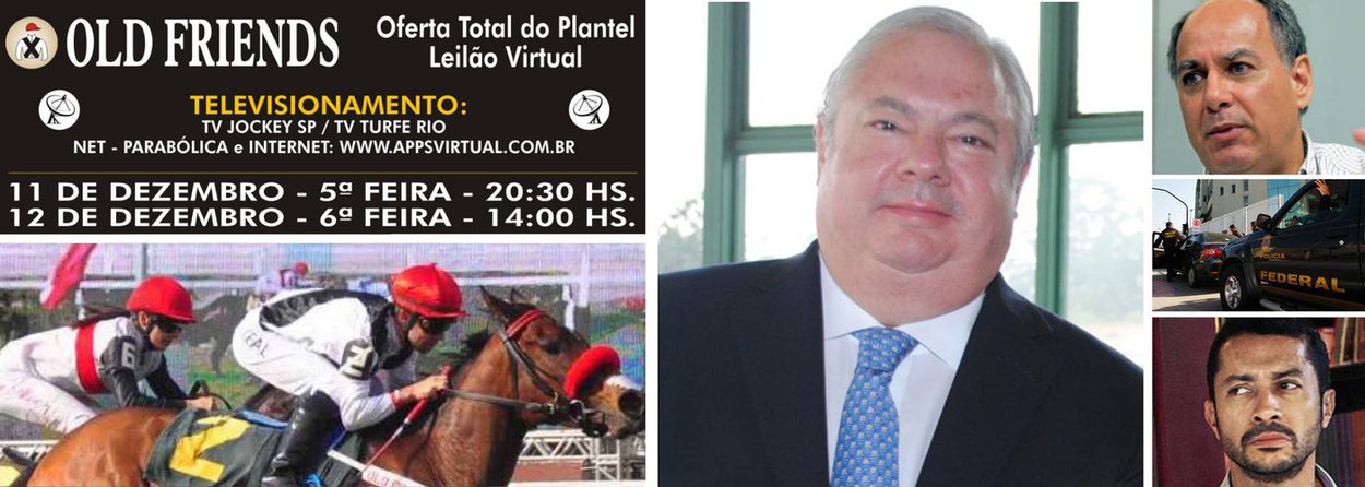 Julio Camargo, primeiro delator da segunda leva de prisões da Operação Lava-Jato, coloca todos os seus 130 cavalos de corrida à venda; ele entregou ex-diretor Renato Duque e o lobista Fernando Baiano, e se comprometeu a devolver aos cofres públicos R$ 40 milhões; elo entre a Petrobras e o poderoso banco de fomento japonês Eximbank, que financiava projetos encaminhados pela sua Toyo Setal, Camargo está solto graças ao acordo de delação; cordato, educado e discreto, ele é dono do renomado Haras Old Friends e da melhor égua em atividade no Brasil, a invicta Sai de Baixo, avaliada em pelo menos R$ 1 milhão; nome ficou emblemático da situação que ele vive; exclusivo (Foto: Ana Pupulin) Julio Camargo, primeiro delator da segunda leva de prisões da Operação Lava-Jato, coloca todos os seus 130 cavalos de corrida à venda; ele entregou ex-diretor Renato Duque e o lobista Fernando Baiano, e se comprometeu a devolver aos cofres públicos R$ 40 milhões; elo entre a Petrobras e o poderoso banco de fomento japonês Eximbank, que financiava projetos encaminhados pela sua Toyo Setal, Camargo está solto graças ao acordo de delação; cordato, educado e discreto, ele é dono do renomado Haras Old Friends e da melhor égua em atividade no Brasil, a invicta Sai de Baixo, avaliada em pelo menos R$ 1 milhão; nome ficou emblemático da situação que ele vive; exclusivo