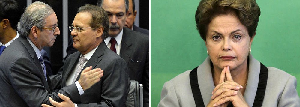 Colunista Tereza Cruvinel relata como os presidentes da Câmara, Eduardo Cunha (PMDB-RJ) e do Senado, Renan Calheiros (PMDB-AL), criaram novos problemas para a presidente Dilma Rousseff; ontem, o partido puxou a votação que alivia a dívida de estados e municípios; nesta quarta, o tiro pode ser ainda mais pesado; "Hoje, a emenda constitucional, também patrocinada por Cunha, que reduz para 20 o número de ministérios, tem grandes chances de ser aprovada, com a ajuda da oposição", diz Tereza; "Este quadro mostra que, apesar dos conselhos do ex-presidente Lula, Dilma não fez ainda os movimentos necessários para “amarrar” o apoio do PMDB"; leia a íntegra de sua análise (Foto: Leonardo Attuch) Colunista Tereza Cruvinel relata como os presidentes da Câmara, Eduardo Cunha (PMDB-RJ) e do Senado, Renan Calheiros (PMDB-AL), criaram novos problemas para a presidente Dilma Rousseff; ontem, o partido puxou a votação que alivia a dívida de estados e municípios; nesta quarta, o tiro pode ser ainda mais pesado; "Hoje, a emenda constitucional, também patrocinada por Cunha, que reduz para 20 o número de ministérios, tem grandes chances de ser aprovada, com a ajuda da oposição", diz Tereza; "Este quadro mostra que, apesar dos conselhos do ex-presidente Lula, Dilma não fez ainda os movimentos necessários para “amarrar” o apoio do PMDB"; leia a íntegra de sua análise