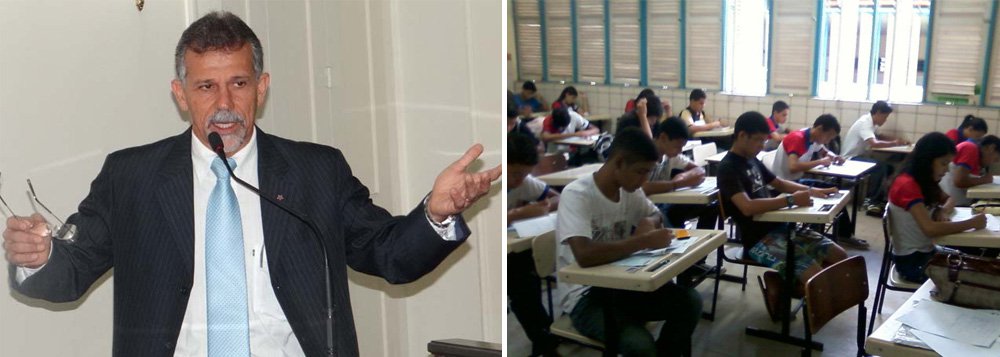 O deputado estadual e presidente da comissão de Educação da Assembleia Legislativa, Judson Cabral (PT), criticou o governo Vilela (PSDB) por, em oito anos de gestão e seis secretários, não ter apresentado planejamento na Educação em Alagoas; ele disse ainda que diligências realizadas pelo Ministério Público detectaram situações de descaso fruto da ausência do Governo do Estado (Foto: Voney Malta) O deputado estadual e presidente da comissão de Educação da Assembleia Legislativa, Judson Cabral (PT), criticou o governo Vilela (PSDB) por, em oito anos de gestão e seis secretários, não ter apresentado planejamento na Educação em Alagoas; ele disse ainda que diligências realizadas pelo Ministério Público detectaram situações de descaso fruto da ausência do Governo do Estado