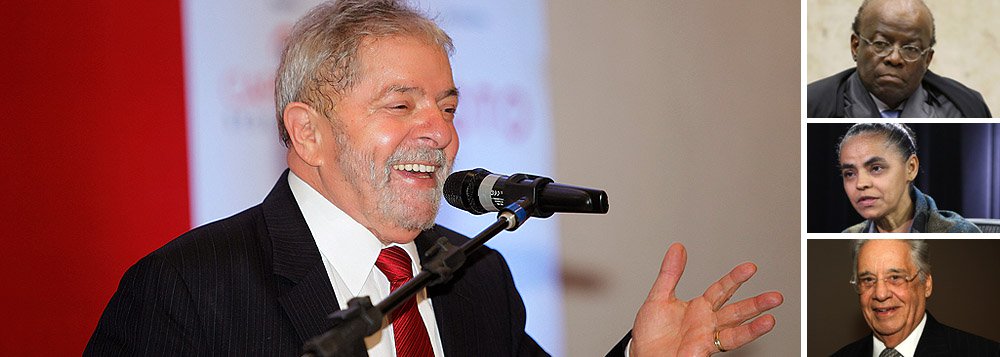 Segundo o Datafolha, ex-presidente Lula (PT) segue como maior cabo eleitoral do País, com 36% de influência positiva sobre os votos dos brasileiros; presidente do Supremo Tribunal Federal, Joaquim Barbosa, que está prestes a se aposentar, apareceu em segundo; 26% dos eleitores afirmam que votariam em candidato indicado por ele; a ex-senadora Marina Silva, vice na chapa de Eduardo Campos (PSB) soma 18% de influência e ultrapassa o ex-presidente tucano Fernando Henrique Cardoso, que apoia o presidenciável Aécio Neves, e fica em último na lista, com 12% (Foto: Roberta Namour) Segundo o Datafolha, ex-presidente Lula (PT) segue como maior cabo eleitoral do País, com 36% de influência positiva sobre os votos dos brasileiros; presidente do Supremo Tribunal Federal, Joaquim Barbosa, que está prestes a se aposentar, apareceu em segundo; 26% dos eleitores afirmam que votariam em candidato indicado por ele; a ex-senadora Marina Silva, vice na chapa de Eduardo Campos (PSB) soma 18% de influência e ultrapassa o ex-presidente tucano Fernando Henrique Cardoso, que apoia o presidenciável Aécio Neves, e fica em último na lista, com 12%
