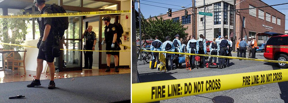 Incidente ocorreu na Seattle Pacific University, no Noroeste dos Estados Unidos; um suspeito foi detido pelas autoridades; caso ocorreu menos de duas semanas depois de um jovem, de 22 anos, ter matado seis pessoas no campus de Santa Barbara, na Califórnia, antes de se suicidar (Foto: Roberta Namour) Incidente ocorreu na Seattle Pacific University, no Noroeste dos Estados Unidos; um suspeito foi detido pelas autoridades; caso ocorreu menos de duas semanas depois de um jovem, de 22 anos, ter matado seis pessoas no campus de Santa Barbara, na Califórnia, antes de se suicidar