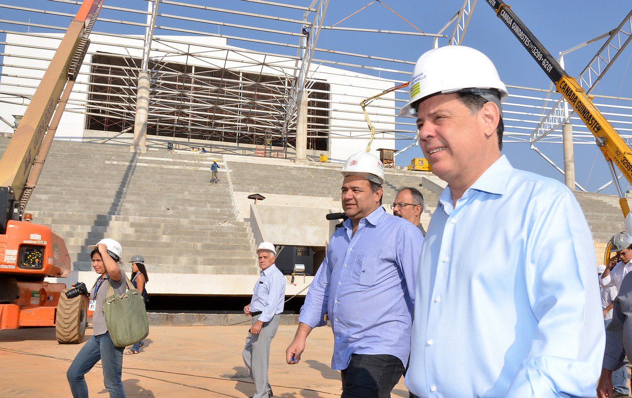 29-08-2014-Governador vistoria as obras do Est�dio Ol�mpico fotos Eduardo Ferreira (Foto: José Barbacena) 29-08-2014-Governador vistoria as obras do Est�dio Ol�mpico fotos Eduardo Ferreira