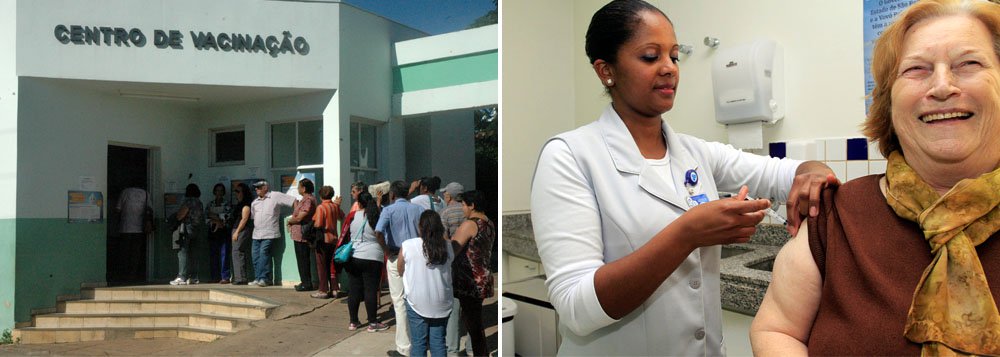 Meta era atingir 80%; imunização segue até a próxima sexta-feira. Dose protege contra três tipos da doença: H1N1, H3N2 e influenza. Em 2013, o DF notificou 282 casos de síndrome respiratória aguda grave. Desses, 32 foram positivos para H1N1, seis para Influenza B e 11 para outros vírus respiratórios, incluindo Influenza A H3, Influenza B e VSR. Além disso, foram sete mortes ao longo do ano (Foto: Leonardo Araújo) Meta era atingir 80%; imunização segue até a próxima sexta-feira. Dose protege contra três tipos da doença: H1N1, H3N2 e influenza. Em 2013, o DF notificou 282 casos de síndrome respiratória aguda grave. Desses, 32 foram positivos para H1N1, seis para Influenza B e 11 para outros vírus respiratórios, incluindo Influenza A H3, Influenza B e VSR. Além disso, foram sete mortes ao longo do ano