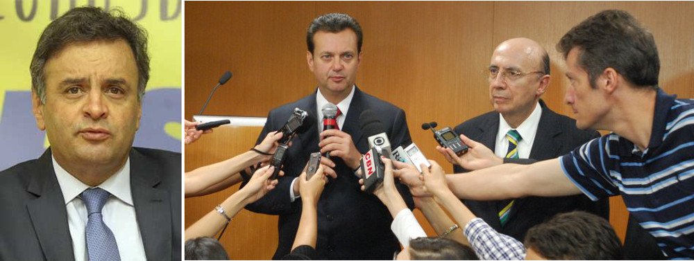Articulação conduzida pessoalmente pelo senador Aécio Neves (PSDB-MG) para atrair o ex-presidente do Banco Central, Henrique Meirelles, como vice em sua chapa disparou alerta máximo no Palácio do Planalto; com Meirelles, além de ter um nome que atuou durante oito anos no governo Lula, Aécio levaria ainda o tempo de televisão do PSD, de Gilberto Kassab, que, até agora, tem jurado fidelidade à reeleição da presidente Dilma; articulação também demonstra que Aécio busca um nome para se livrar, rapidamente, de José Serra (Foto: Leonardo Attuch) Articulação conduzida pessoalmente pelo senador Aécio Neves (PSDB-MG) para atrair o ex-presidente do Banco Central, Henrique Meirelles, como vice em sua chapa disparou alerta máximo no Palácio do Planalto; com Meirelles, além de ter um nome que atuou durante oito anos no governo Lula, Aécio levaria ainda o tempo de televisão do PSD, de Gilberto Kassab, que, até agora, tem jurado fidelidade à reeleição da presidente Dilma; articulação também demonstra que Aécio busca um nome para se livrar, rapidamente, de José Serra