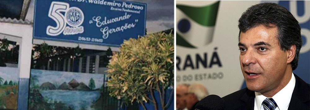 A decisão é decorrente de uma Ação Civil Pública do Ministério Público do Paraná; Richa terá que fazer a Secretaria de Educação do Estado voltar a ofertar turmas do sexto ano no período noturno da escola Escola Estadual Dr. Waldemiro Pedroso; a modificação do porte das escolas realizada pelo governo Richa mexe com as condições de trabalho dos educadores, bem como influencia na aprendizagem dos alunos; ao eliminar turmas, sem discussão com a comunidade escolar, provoca-se a superlotação nas salas e a dispensa de funcionários e professores (Foto: Aquiles Lins) A decisão é decorrente de uma Ação Civil Pública do Ministério Público do Paraná; Richa terá que fazer a Secretaria de Educação do Estado voltar a ofertar turmas do sexto ano no período noturno da escola Escola Estadual Dr. Waldemiro Pedroso; a modificação do porte das escolas realizada pelo governo Richa mexe com as condições de trabalho dos educadores, bem como influencia na aprendizagem dos alunos; ao eliminar turmas, sem discussão com a comunidade escolar, provoca-se a superlotação nas salas e a dispensa de funcionários e professores