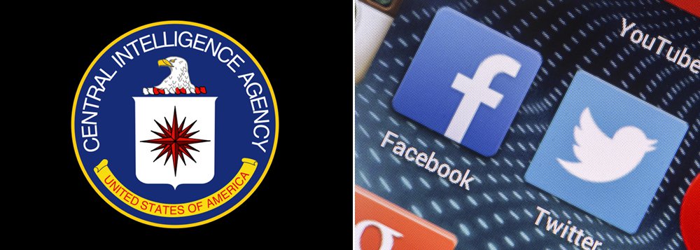 A CIA, que por muito tempo monitorou e espionou as redes sociais para descobrir tendências globais e perseguir malfeitores, abriu oficialmente na sexta-feira contas no Twitter e no Facebook; a página da CIA no Facebook é www.facebook.com central.intelligence.agency. No Twitter, o endereço é @CIA (Foto: Leonardo Attuch) A CIA, que por muito tempo monitorou e espionou as redes sociais para descobrir tendências globais e perseguir malfeitores, abriu oficialmente na sexta-feira contas no Twitter e no Facebook; a página da CIA no Facebook é www.facebook.com central.intelligence.agency. No Twitter, o endereço é @CIA
