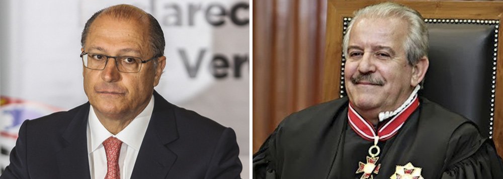 Governador de São Paulo comentou denúncia de que o conselheiro do Tribunal de Contas do Estado (TCE) Robson Marinho tem R$ 1,1 milhão em conta secreta na Suíça, dinheiro que teria recebido como propina da Alstom quando era chefe da Casa Civil durante o governo Mário Covas; "Em relação ao Robson Marinho, acho que tem que apurar. O que todos nós queremos é que tenha apuração rigorosa, que se esclareçam as questões e as punições devidas. Então, é avançar com as investigações", disse Alckmin (Foto: Gisele Federicce) Governador de São Paulo comentou denúncia de que o conselheiro do Tribunal de Contas do Estado (TCE) Robson Marinho tem R$ 1,1 milhão em conta secreta na Suíça, dinheiro que teria recebido como propina da Alstom quando era chefe da Casa Civil durante o governo Mário Covas; "Em relação ao Robson Marinho, acho que tem que apurar. O que todos nós queremos é que tenha apuração rigorosa, que se esclareçam as questões e as punições devidas. Então, é avançar com as investigações", disse Alckmin