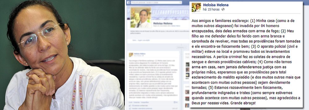 Vereadora do PSOL teve a casa invadida por quatro homens encapuzados, na manhã do domingo; um dos filhos foi ferido com arma branca e coronhada de revolver; “Estamos razoavelmente bem fisicamente, profundamente indignados e tristes (como sempre estivemos quando acontece com muitas outras pessoas), mas agradecidos a Deus por nossas vidas”, escreveu em sua página na rede social (Foto: Roberta Namour) Vereadora do PSOL teve a casa invadida por quatro homens encapuzados, na manhã do domingo; um dos filhos foi ferido com arma branca e coronhada de revolver; “Estamos razoavelmente bem fisicamente, profundamente indignados e tristes (como sempre estivemos quando acontece com muitas outras pessoas), mas agradecidos a Deus por nossas vidas”, escreveu em sua página na rede social