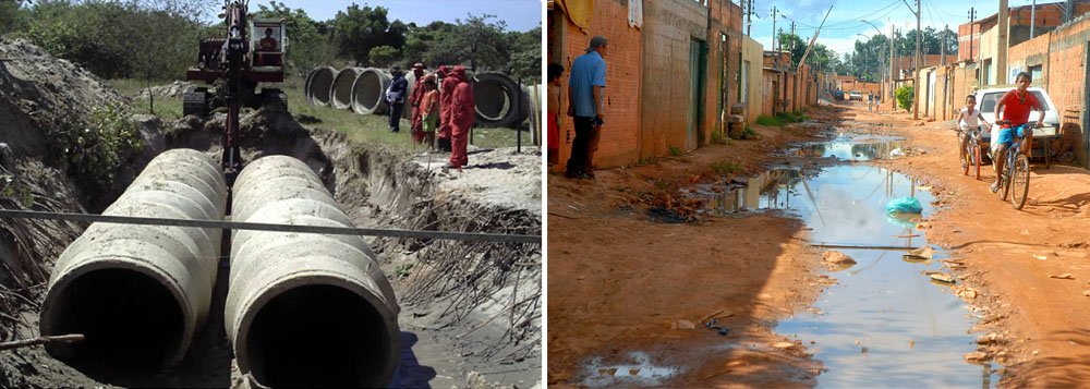 Novos estudos para universalizar o acesso ao abastecimento de água e aos serviços de esgotamento sanitário no DF serão iniciados nos próximos dias; o convênio foi firmado entre a Companhia de Saneamento Ambiental do DF (Caesb), o Sinduscon-DF e a Asbraco; "É fundamental essa aliança, que demonstra o compromisso das entidades de classe e o setor produtivo para atender as demandas da população", disse o vice-governador Tadeu Filippelli (Foto: Leonardo Lucena) Novos estudos para universalizar o acesso ao abastecimento de água e aos serviços de esgotamento sanitário no DF serão iniciados nos próximos dias; o convênio foi firmado entre a Companhia de Saneamento Ambiental do DF (Caesb), o Sinduscon-DF e a Asbraco; "É fundamental essa aliança, que demonstra o compromisso das entidades de classe e o setor produtivo para atender as demandas da população", disse o vice-governador Tadeu Filippelli