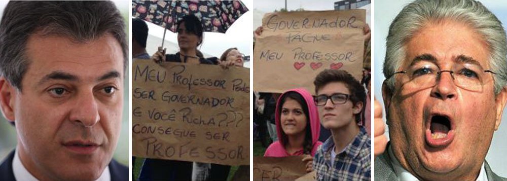 O senador Roberto Requião (PMDB), ao comentar a greve deflagrada pelos educadores da rede pública, conclamou os paranaenses a pôr fim a este tempo de "turcolento" no estado; "Por que não sentar e viabilizar um entendimento que garanta aquele processo de melhoria da qualidade de ensino que o governo do PMDB vinha fazendo? É preguiça. É falta de experiência. É incompetência absoluta que tomou conta do Paraná", disparou (Foto: Leonardo Lucena) O senador Roberto Requião (PMDB), ao comentar a greve deflagrada pelos educadores da rede pública, conclamou os paranaenses a pôr fim a este tempo de "turcolento" no estado; "Por que não sentar e viabilizar um entendimento que garanta aquele processo de melhoria da qualidade de ensino que o governo do PMDB vinha fazendo? É preguiça. É falta de experiência. É incompetência absoluta que tomou conta do Paraná", disparou
