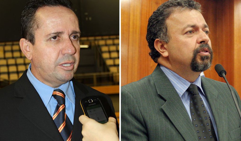 Elias Vaz (PSB) e Geovani Antônio (PSDB) fizeram representação pedindo que tribunal apure declaração dada pelo secretário municipal de Finanças, Cairo Peixoto, de que tem utilizado recursos de fundos, inclusive da Previdência, para pagar contas da prefeitura; prefeito Paulo Garcia confirmou informação durante a prestação de contas à Câmara; segundo Vaz, fundos têm verba carimbada que não pode ser usada para nunhuma outra finalidade (Foto: Realle Palazzo-Martini) Elias Vaz (PSB) e Geovani Antônio (PSDB) fizeram representação pedindo que tribunal apure declaração dada pelo secretário municipal de Finanças, Cairo Peixoto, de que tem utilizado recursos de fundos, inclusive da Previdência, para pagar contas da prefeitura; prefeito Paulo Garcia confirmou informação durante a prestação de contas à Câmara; segundo Vaz, fundos têm verba carimbada que não pode ser usada para nunhuma outra finalidade