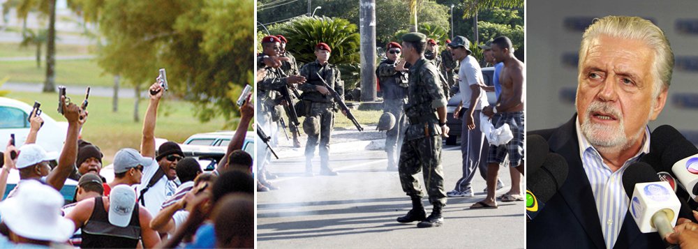 O governador Jaques Wagner e o PT estão vivendo dias de terror pelo medo daquela que pode ser uma das maiores pedras à frente no caminho das eleições deste ano: uma nova greve da Polícia Militar; associações de policiais, inclusive de oficiais, confirmam que há, sim, possibilidade de a corporação deflagrar greve nos próximos dias; a última greve da PM da Bahia, em 2012, teve saldo de mais de 140 homicídios em Salvador e Região Metropolitana em dez dias de movimento; nas urnas, coincidentemente ou não, o resultado foi vitória do DEM sobre o PT na disputa pela Prefeitura de Salvador (Foto: Romulo Faro) O governador Jaques Wagner e o PT estão vivendo dias de terror pelo medo daquela que pode ser uma das maiores pedras à frente no caminho das eleições deste ano: uma nova greve da Polícia Militar; associações de policiais, inclusive de oficiais, confirmam que há, sim, possibilidade de a corporação deflagrar greve nos próximos dias; a última greve da PM da Bahia, em 2012, teve saldo de mais de 140 homicídios em Salvador e Região Metropolitana em dez dias de movimento; nas urnas, coincidentemente ou não, o resultado foi vitória do DEM sobre o PT na disputa pela Prefeitura de Salvador