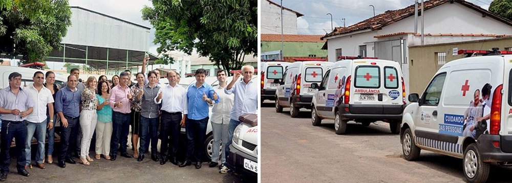 Até agora já foram entregues mais de 78 veículos e até o final de março todos os 139 municípios tocantinenses irão receber ambulâncias; prefeitos comemoraram a entrega; o prefeito de Taipas, Joaquim Carlos Azevedo (PSD), comemorou a parceria e disse que ao veículo veio em boa hora: "Vejo este veículo como um presente, vai ser muito bom para a população do Estado em geral", afirmou (Foto: Aquiles Lins) Até agora já foram entregues mais de 78 veículos e até o final de março todos os 139 municípios tocantinenses irão receber ambulâncias; prefeitos comemoraram a entrega; o prefeito de Taipas, Joaquim Carlos Azevedo (PSD), comemorou a parceria e disse que ao veículo veio em boa hora: "Vejo este veículo como um presente, vai ser muito bom para a população do Estado em geral", afirmou