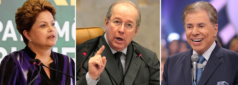 Mônica Bergamo, da Folha de S. Paulo, traz lista em que celebridades dizem o que pensam da imprensa; “Não sou a favor da regulação do conteúdo. Sou a favor da regulação do negócio”, disse a presidente Dilma; ‘Em 45 anos de atuação na área jurídica, nunca presenciei um comportamento tão ostensivo buscando pressionar e virtualmente subjugar a consciência de um juiz’, disse o ministro Celso de Mello; "A Globo é a principal emissora do Brasil. As outras vivem", afirmou Silvio Santos (Foto: Roberta Namour) Mônica Bergamo, da Folha de S. Paulo, traz lista em que celebridades dizem o que pensam da imprensa; “Não sou a favor da regulação do conteúdo. Sou a favor da regulação do negócio”, disse a presidente Dilma; ‘Em 45 anos de atuação na área jurídica, nunca presenciei um comportamento tão ostensivo buscando pressionar e virtualmente subjugar a consciência de um juiz’, disse o ministro Celso de Mello; "A Globo é a principal emissora do Brasil. As outras vivem", afirmou Silvio Santos