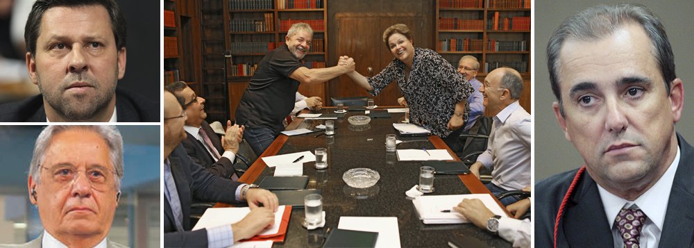 Ministro do Tribunal Superior Eleitoral (TSE) Admar Gonzaga negou o pedido de liminar feito pelo PSDB, que queria proibir a presidente Dilma Rousseff de encontrar-se com correligionários no Palácio da Alvorada; deputado Carlos Sampaio (PSDB-SP) classificou como "constrangedor" encontro de Dilma com o ex-presidente Lula; "Em juízo preliminar, não verifico a presença dos pressupostos autorizadores para a concessão da medida pleiteada", afirmou o ministro; caso ainda será analisado pelo plenário do TSE; em artigo publicado hoje, FHC chamou a foto de Dilma e Lula de "chocante" e "esdrúxula" (Foto: Aquiles Lins) Ministro do Tribunal Superior Eleitoral (TSE) Admar Gonzaga negou o pedido de liminar feito pelo PSDB, que queria proibir a presidente Dilma Rousseff de encontrar-se com correligionários no Palácio da Alvorada; deputado Carlos Sampaio (PSDB-SP) classificou como "constrangedor" encontro de Dilma com o ex-presidente Lula; "Em juízo preliminar, não verifico a presença dos pressupostos autorizadores para a concessão da medida pleiteada", afirmou o ministro; caso ainda será analisado pelo plenário do TSE; em artigo publicado hoje, FHC chamou a foto de Dilma e Lula de "chocante" e "esdrúxula"