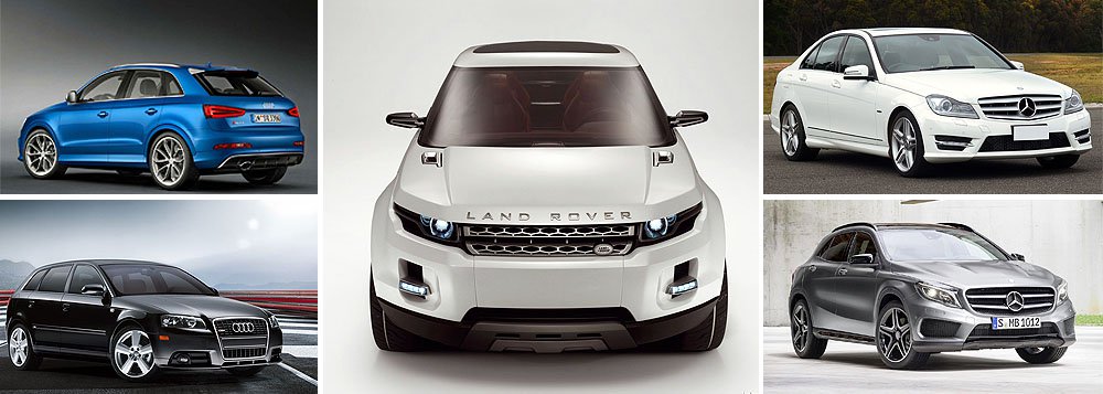 Ícones do segmento premium de carros anunciaram em 2013 a chegada ou volta ao mercado brasileiro, com marcas como Mercedes-Benz, Audi e Jaguar Land Rover; em editorial, BMW disse que o Brasil passou de mero espectador a vibrante realizador: "Se alguns duvidam do Brasil, nós investimos 200 milhões de euros" (Foto: Roberta Namour) Ícones do segmento premium de carros anunciaram em 2013 a chegada ou volta ao mercado brasileiro, com marcas como Mercedes-Benz, Audi e Jaguar Land Rover; em editorial, BMW disse que o Brasil passou de mero espectador a vibrante realizador: "Se alguns duvidam do Brasil, nós investimos 200 milhões de euros"