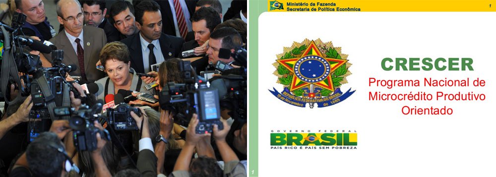 Programa é destinado a pequenos empreendedores; “Esses recursos significam a melhoria, o crescimento e a sobrevivência de um pequeno negócio. Cada um dos empréstimos do Crescer é uma alavanca para os nossos pequenos empresários e é mais desenvolvimento para o Brasil”, disse a presidente (Foto: Roberta Namour) Programa é destinado a pequenos empreendedores; “Esses recursos significam a melhoria, o crescimento e a sobrevivência de um pequeno negócio. Cada um dos empréstimos do Crescer é uma alavanca para os nossos pequenos empresários e é mais desenvolvimento para o Brasil”, disse a presidente