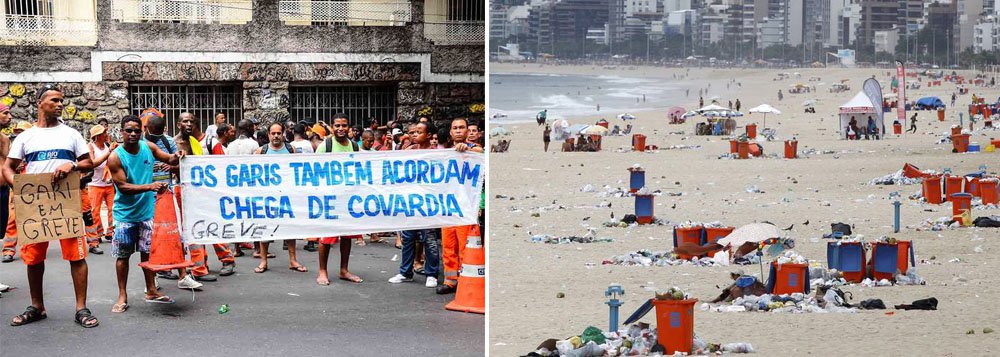 O percentual representa cerca de 1.300 garis com os braços cruzados, número bem superior aos 300 que a prefeitura do Rio admitia como parados; presidente da Companhia Municipal de Limpeza Urbana do Rio (Comlurb), Vinícius Roriz calculou que hoje a operação esteja entre 65% e 70%, mas disse que pretende chegar ao fim de semana em uma situação bem melhor (Foto: Roberta Namour) O percentual representa cerca de 1.300 garis com os braços cruzados, número bem superior aos 300 que a prefeitura do Rio admitia como parados; presidente da Companhia Municipal de Limpeza Urbana do Rio (Comlurb), Vinícius Roriz calculou que hoje a operação esteja entre 65% e 70%, mas disse que pretende chegar ao fim de semana em uma situação bem melhor