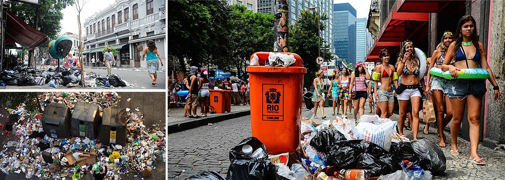 Cerca de 50 grevistas coagiram um grupo de 20 garis que trabalhava no Aterro do Flamengo; os garis que limpava as ruas foram ameaçados e, como consequências, entraram em uma van da Comlurb; revoltados, os grevistas quebraram os ancinhos, equipamentos utilizados para juntar folhas secas (Foto: Leonardo Lucena) Cerca de 50 grevistas coagiram um grupo de 20 garis que trabalhava no Aterro do Flamengo; os garis que limpava as ruas foram ameaçados e, como consequências, entraram em uma van da Comlurb; revoltados, os grevistas quebraram os ancinhos, equipamentos utilizados para juntar folhas secas