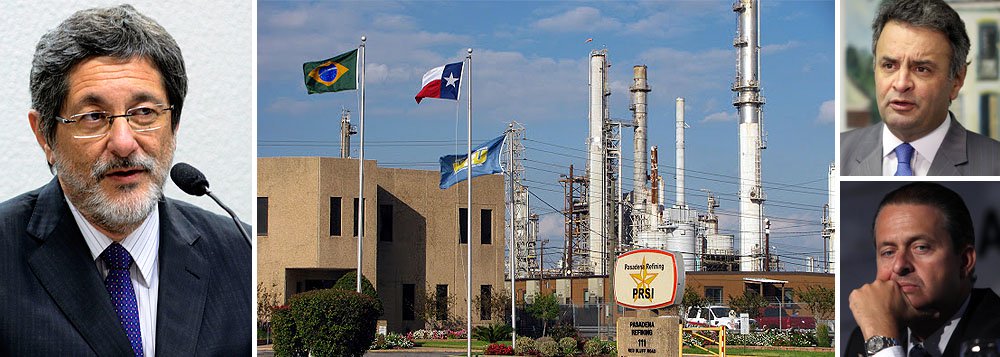 Declaração do ex-presidente da Petrobras, José Sergio Gabrielli, de que a presidente Dilma Rousseff "não pode fugir à sua responsabilidade" no caso Pasadena, é vista como um trunfo pelos presidenciáveis Aécio Neves, do PSDB, e Eduardo Campos, do PSB; "O desencontro de versões dentro do governo mostra cada vez mais a necessidade de que tudo seja investigado", diz Campos; "A CPI não é uma demanda das oposições, como querem fazer crer alguns governistas, mas da sociedade brasileira", disse Aécio; decisão está nas mãos de Rosa Weber, do STF (Foto: Leonardo Attuch) Declaração do ex-presidente da Petrobras, José Sergio Gabrielli, de que a presidente Dilma Rousseff "não pode fugir à sua responsabilidade" no caso Pasadena, é vista como um trunfo pelos presidenciáveis Aécio Neves, do PSDB, e Eduardo Campos, do PSB; "O desencontro de versões dentro do governo mostra cada vez mais a necessidade de que tudo seja investigado", diz Campos; "A CPI não é uma demanda das oposições, como querem fazer crer alguns governistas, mas da sociedade brasileira", disse Aécio; decisão está nas mãos de Rosa Weber, do STF