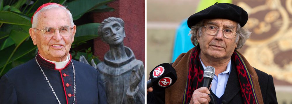 O ativista de direitos humanos argentino Adolfo Perez Esquivel, de 82 anos, ganhador do Prêmio Nobel da Paz em 1980, disse que foi "salvo duas vezes" por dom Paulo Evaristo Arns durante a ditadura no Brasil (Foto: Paulo Emílio) O ativista de direitos humanos argentino Adolfo Perez Esquivel, de 82 anos, ganhador do Prêmio Nobel da Paz em 1980, disse que foi "salvo duas vezes" por dom Paulo Evaristo Arns durante a ditadura no Brasil