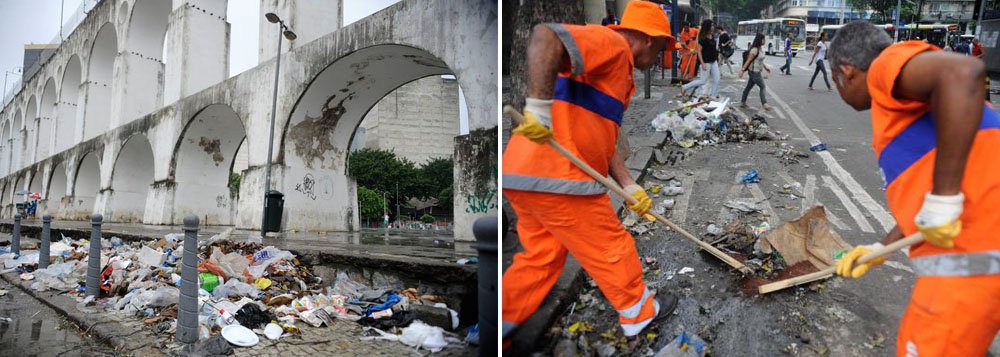 O salário dos garis, que atualmente é R$ 802,57, passará para R$ 1.100, e o tíquete alimentação, de R$ 12, passará para R$ 20; Um dos representantes da comissão de greve, Angelo Ricardo Freitas, disse que os garis ficaram satisfeitos; "Não queríamos nada além disso, sentar e conversar e poder propor nossa pauta", disse (Foto: Leonardo Attuch) O salário dos garis, que atualmente é R$ 802,57, passará para R$ 1.100, e o tíquete alimentação, de R$ 12, passará para R$ 20; Um dos representantes da comissão de greve, Angelo Ricardo Freitas, disse que os garis ficaram satisfeitos; "Não queríamos nada além disso, sentar e conversar e poder propor nossa pauta", disse