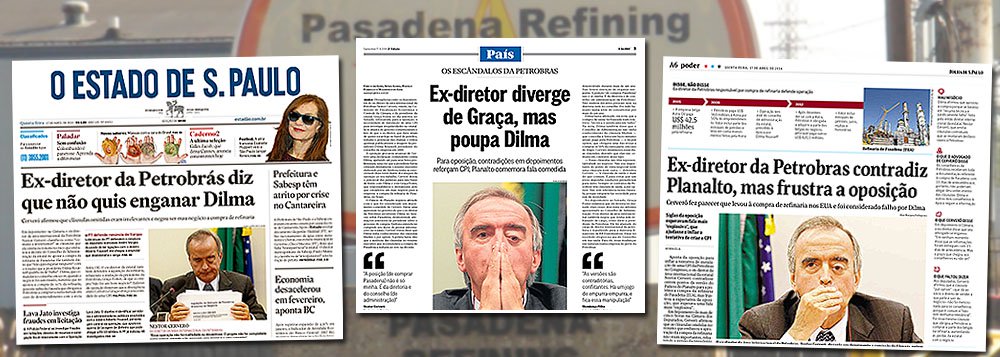 Oposição tem um longo feriado para refletir se leva ou não adiante a estratégia de uma CPI exclusiva sobre a Petrobras; depoimento daquele que era esperado como "homem-bomba" frustrou expectativas; além de confirmar a versão da presidente Dilma Rousseff sobre a compra da refinaria de Pasadena, o ex-diretor Nestor Cerveró não acrescentou um elemento capaz de incendiar o Congresso; desânimo foi estampado nas páginas dos jornais que estão entrincheirados contra o Planalto (Foto: Felipe L. Goncalves) Oposição tem um longo feriado para refletir se leva ou não adiante a estratégia de uma CPI exclusiva sobre a Petrobras; depoimento daquele que era esperado como "homem-bomba" frustrou expectativas; além de confirmar a versão da presidente Dilma Rousseff sobre a compra da refinaria de Pasadena, o ex-diretor Nestor Cerveró não acrescentou um elemento capaz de incendiar o Congresso; desânimo foi estampado nas páginas dos jornais que estão entrincheirados contra o Planalto