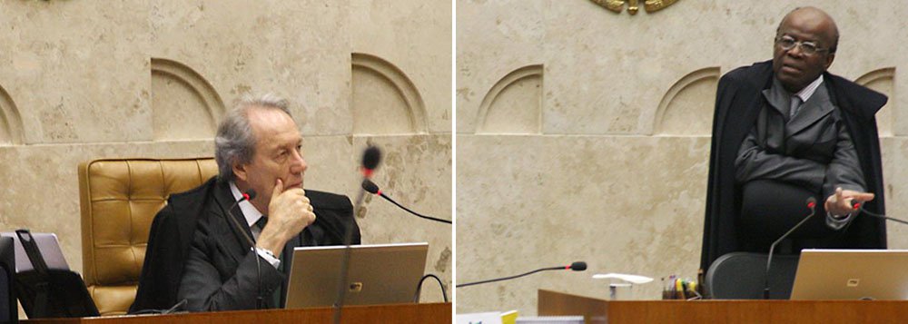 Na cadeira mais alta do Supremo, conduzindo o desfecho da AP 470, ministro Ricardo Lewandowski resgata modos e posturas perdidos na gestão de Joaquim Barbosa; sem gritos, bate-bocas ou sobressaltos, sessão histórica da quinta-feira 13 teve ritmo, clareza e, especialmente, respeito entre contrários; tudo do que pouco se viu nos últimos tempos; não por acaso, o próprio Barbosa só apareceu por lá no fim (Foto: Felipe L. Goncalves) Na cadeira mais alta do Supremo, conduzindo o desfecho da AP 470, ministro Ricardo Lewandowski resgata modos e posturas perdidos na gestão de Joaquim Barbosa; sem gritos, bate-bocas ou sobressaltos, sessão histórica da quinta-feira 13 teve ritmo, clareza e, especialmente, respeito entre contrários; tudo do que pouco se viu nos últimos tempos; não por acaso, o próprio Barbosa só apareceu por lá no fim