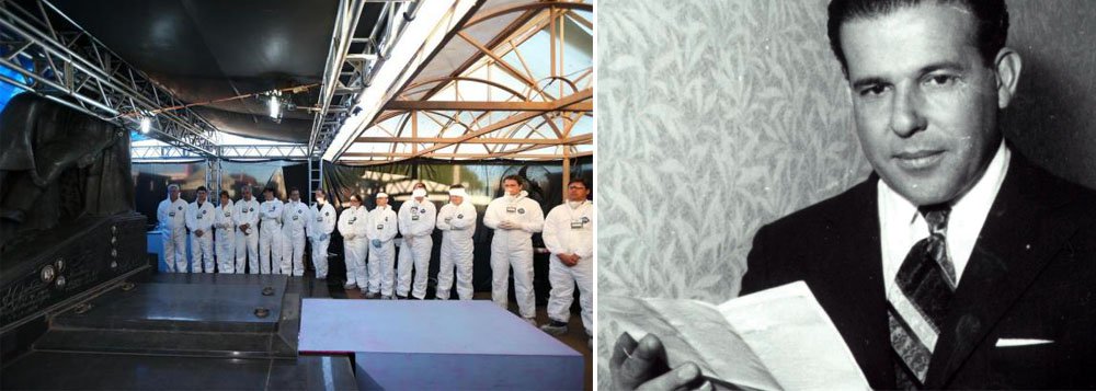 Os laboratórios que analisarão os restos mortais do ex-presidente João Goulart, o Jango, ficam em Portugal e na Espanha; segundo as expectativas do governo e dos familiares de Jango, o resultado dos exames sairá até o final de julho; a escolha dos locais para a análise a exumação não se deve apenas a critérios técnicos, mas também políticos; a família do ex-presidente se opôs ao envio do material aos EUA sob o argumento de que agentes da CIA são suspeitos de participação na morte de Jango (Foto: Felipe L. Goncalves) Os laboratórios que analisarão os restos mortais do ex-presidente João Goulart, o Jango, ficam em Portugal e na Espanha; segundo as expectativas do governo e dos familiares de Jango, o resultado dos exames sairá até o final de julho; a escolha dos locais para a análise a exumação não se deve apenas a critérios técnicos, mas também políticos; a família do ex-presidente se opôs ao envio do material aos EUA sob o argumento de que agentes da CIA são suspeitos de participação na morte de Jango
