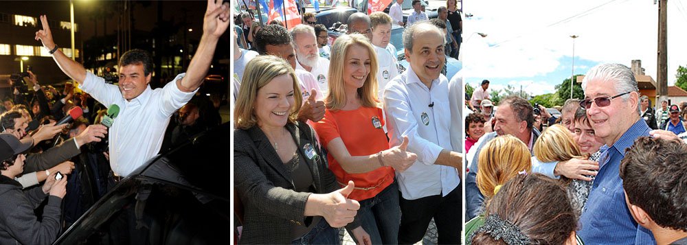 Eleições de 2014 no Paraná caminham para a disputa entre três nomes fortíssimos ao governo: o governador Beto Richa (PSDB), a senador Gleisi Hoffmann (PT) e o ex-governador Roberto Requião (PMDB). Confirmados esses nomes, aliados de peso vão aparecer para fortalecer candidaturas. Será uma eleição plebiscitária? (Foto: Voney Malta) Eleições de 2014 no Paraná caminham para a disputa entre três nomes fortíssimos ao governo: o governador Beto Richa (PSDB), a senador Gleisi Hoffmann (PT) e o ex-governador Roberto Requião (PMDB). Confirmados esses nomes, aliados de peso vão aparecer para fortalecer candidaturas. Será uma eleição plebiscitária?
