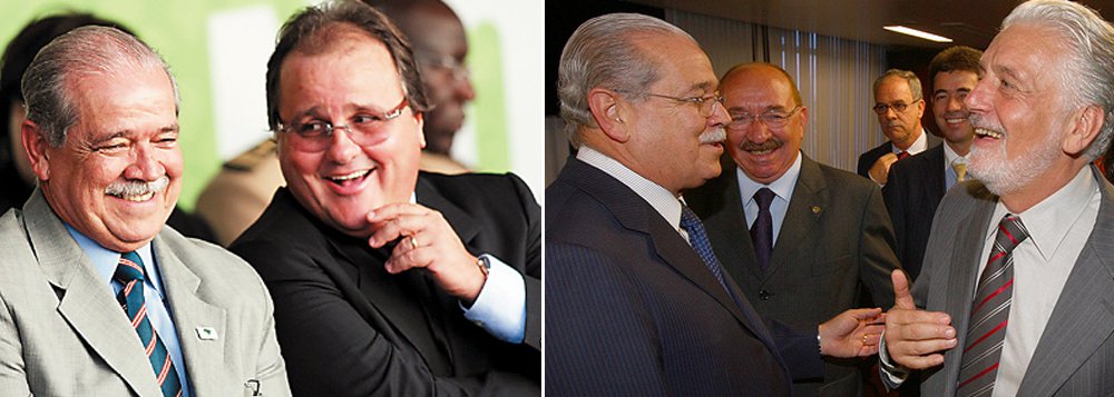 Antigos aliados de oposição do ministro César Borges estavam engasgados com seu apoio incondicional ao PT e o primeiro a disparar artilharia pesada foi Geddel Vieira Lima; em sua conta no Facebook, peemedebista disse que era "contraditória" declaração favorável do ex-governador à continuidade do projeto petista na Bahia; "Se a continuidade é tão importante, em si mesmo, porque você não apoiou a continuidade de JW (Jaques Wagner) em 2010? Não foi por que era incompetente, como me dizia?"; César Borges tentou se reeleger senador em 2010 pela chapa de Geddel; não conseguiu (Foto: Romulo Faro) Antigos aliados de oposição do ministro César Borges estavam engasgados com seu apoio incondicional ao PT e o primeiro a disparar artilharia pesada foi Geddel Vieira Lima; em sua conta no Facebook, peemedebista disse que era "contraditória" declaração favorável do ex-governador à continuidade do projeto petista na Bahia; "Se a continuidade é tão importante, em si mesmo, porque você não apoiou a continuidade de JW (Jaques Wagner) em 2010? Não foi por que era incompetente, como me dizia?"; César Borges tentou se reeleger senador em 2010 pela chapa de Geddel; não conseguiu