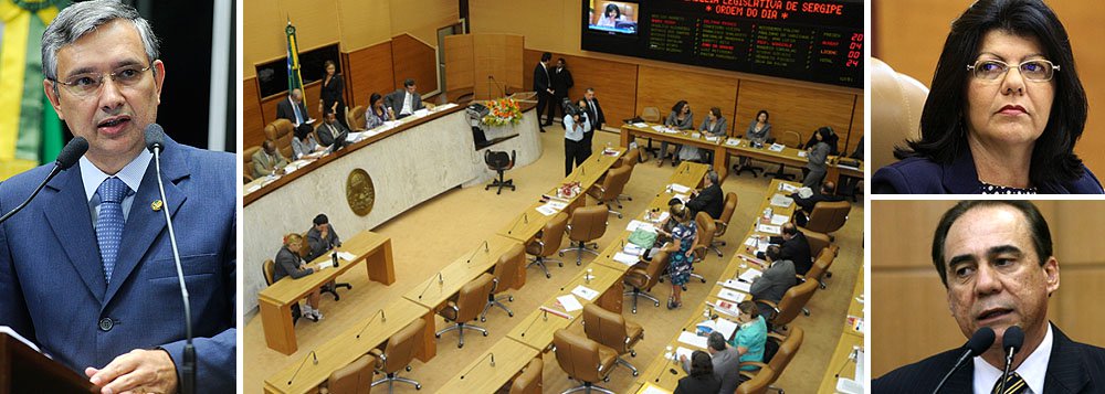 Atrasos na tramitação do Proinveste (no ano passado) e do Pró-Redes se revelam como estratégia desastrada da oposição; mas porque insistem no erro?; o deputado estadual João Daniel, do PT, tem uma resposta para esta questão, que soa plausível: "Parece que o grupo do senador Eduardo Amorim, na Assembleia de Sergipe, já sente que ele vai perder a disputa pelo governo do Estado e, por isso, provoca o atraso à votação do Pró-Redes, como se fosse uma espécie de vingança antecipada”; ou será que a oposição confia na curta memória do povo ou avalia que estes temas não pautarão o debate eleitoral? (Foto: Valter Lima) Atrasos na tramitação do Proinveste (no ano passado) e do Pró-Redes se revelam como estratégia desastrada da oposição; mas porque insistem no erro?; o deputado estadual João Daniel, do PT, tem uma resposta para esta questão, que soa plausível: "Parece que o grupo do senador Eduardo Amorim, na Assembleia de Sergipe, já sente que ele vai perder a disputa pelo governo do Estado e, por isso, provoca o atraso à votação do Pró-Redes, como se fosse uma espécie de vingança antecipada”; ou será que a oposição confia na curta memória do povo ou avalia que estes temas não pautarão o debate eleitoral?