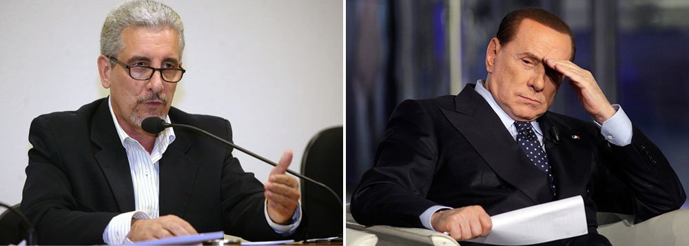 Condenado na AP 470, ex-diretor de Marketing do Banco do Brasil Henrique Pizzolato também é investigado por supostos negócios em conjunto com Valter Lavitola sobre empresas de telecomunicações italianas no Brasil; ele é acusado de ter articulado esquemas financeiros envolvendo o ex-premiê italiano Silvio Berlusconi (Foto: Roberta Namour) Condenado na AP 470, ex-diretor de Marketing do Banco do Brasil Henrique Pizzolato também é investigado por supostos negócios em conjunto com Valter Lavitola sobre empresas de telecomunicações italianas no Brasil; ele é acusado de ter articulado esquemas financeiros envolvendo o ex-premiê italiano Silvio Berlusconi